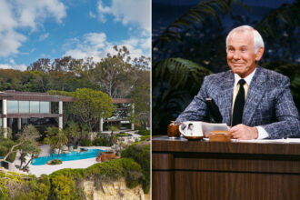 Johnny Carson's legendary CA estate hits market for staggering $110M