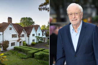 Legendary actor Michael Caine's former English estate hits the market for $13.4M with luxury features