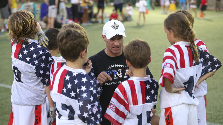 NFL legend Drew Brees announces major flag football partnership with Unrivaled Sports