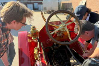 Students learn skills of restoring vintage cars in one-of-a-kind program at Kansas college