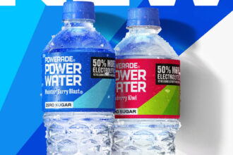 Powerade enters new market with electrolyte-enhanced Power Water launch