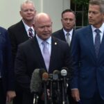 Teamsters leader Sean O'Brien demands 'end the shutdown' while flanked by Vance, Duffy at White House event 7 Teamsters leader Sean O'Brien demands 'end the shutdown' while flanked by Vance, Duffy at White House event